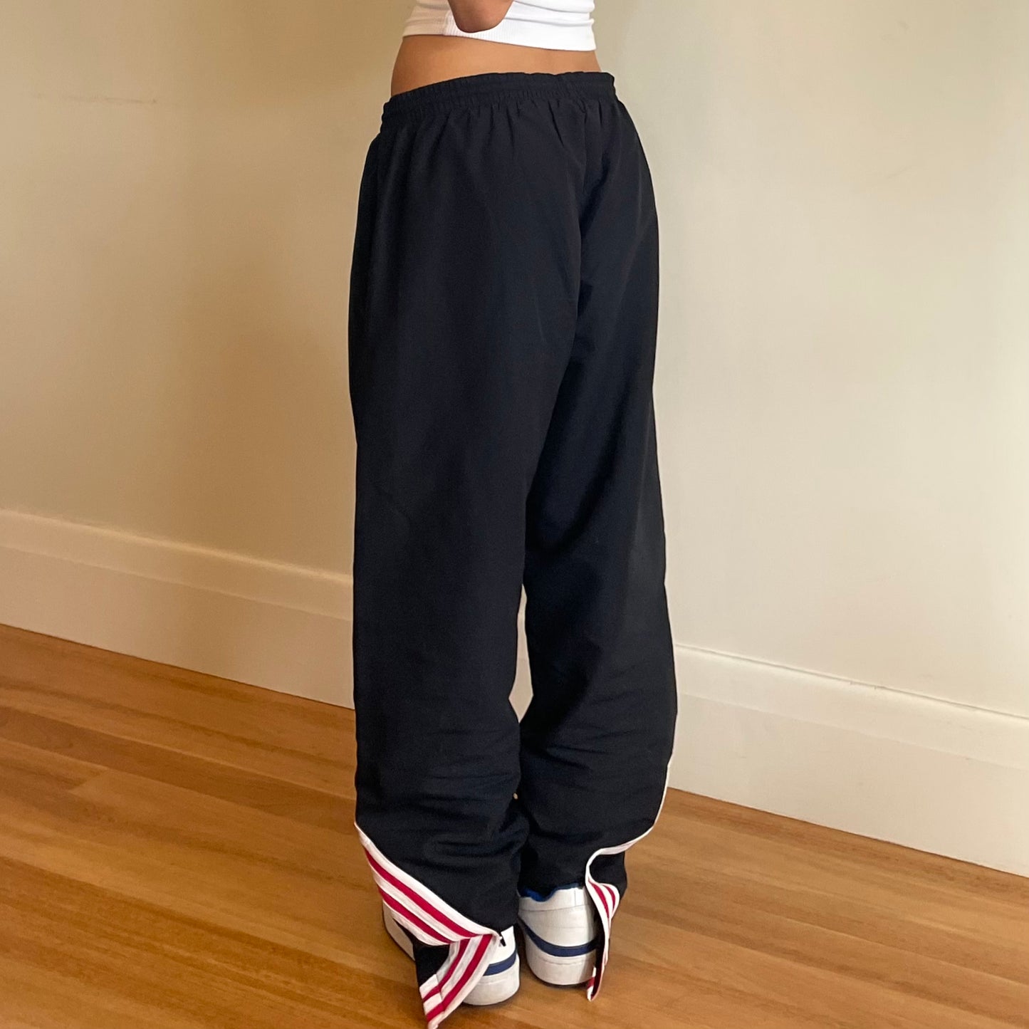 baggy Adidas track pants