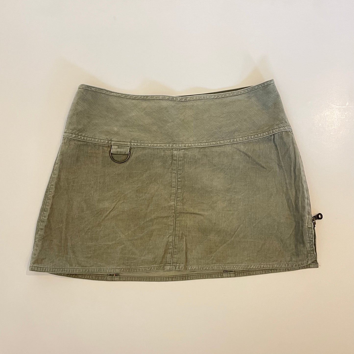 corduroy mini skirt