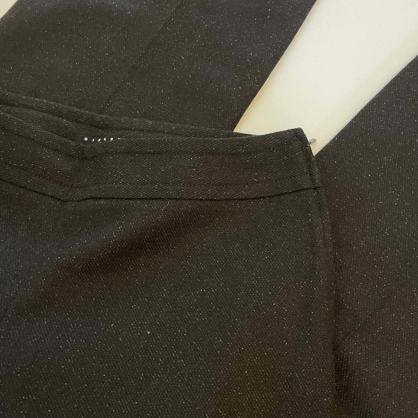 90s black wool trousers