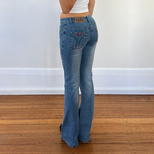 rhinstone bootcut jeans