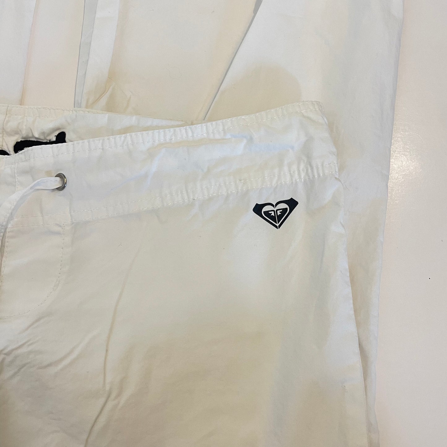 y2k white Roxy pants