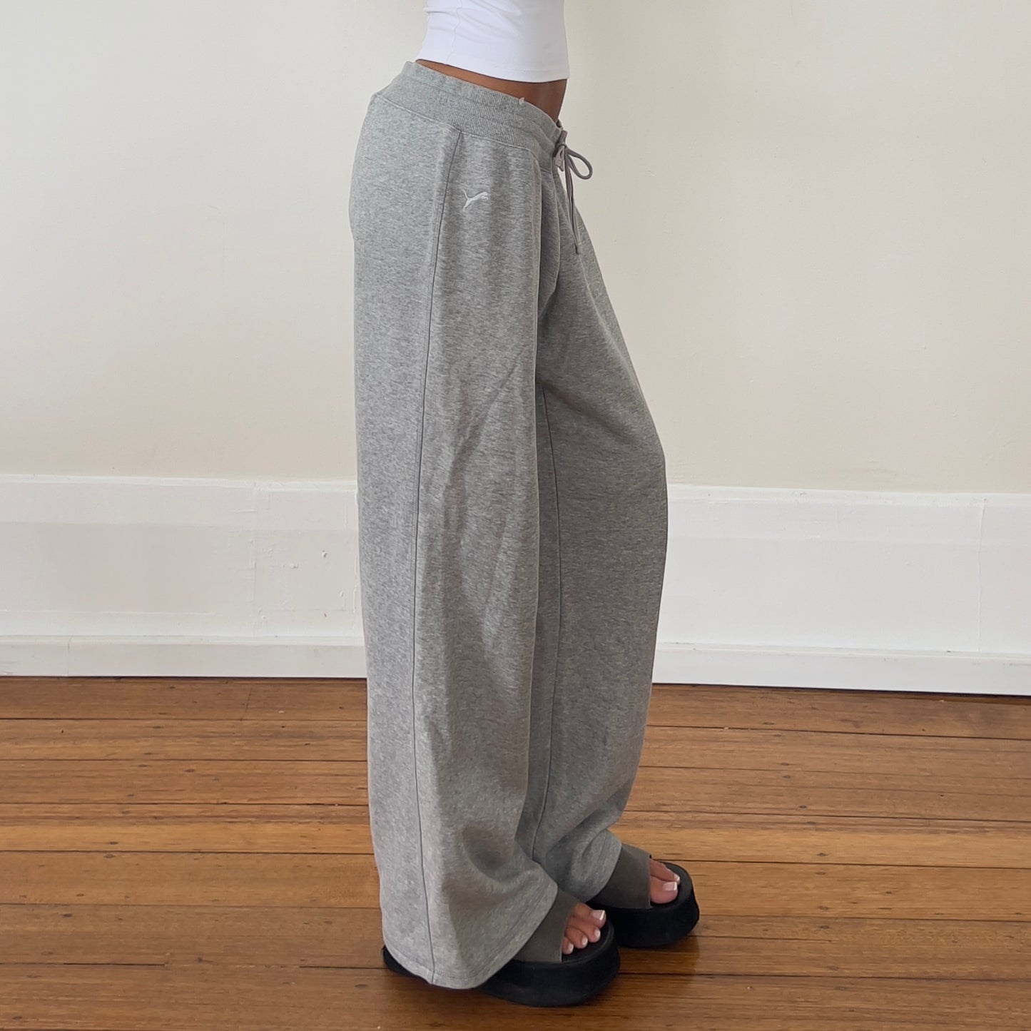 grey Puma sweatpants