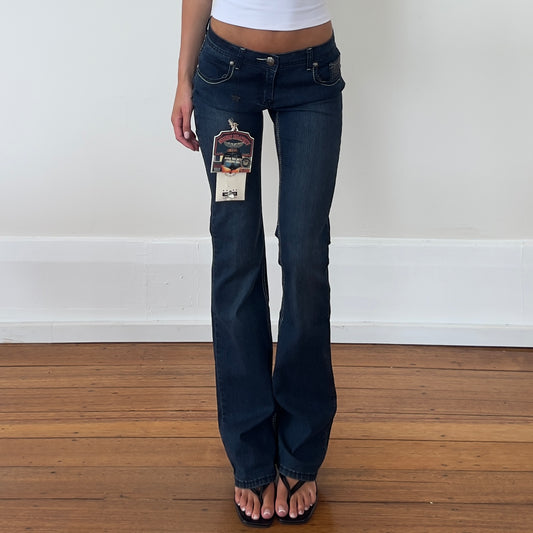 Face Off low rise bootcut jeans