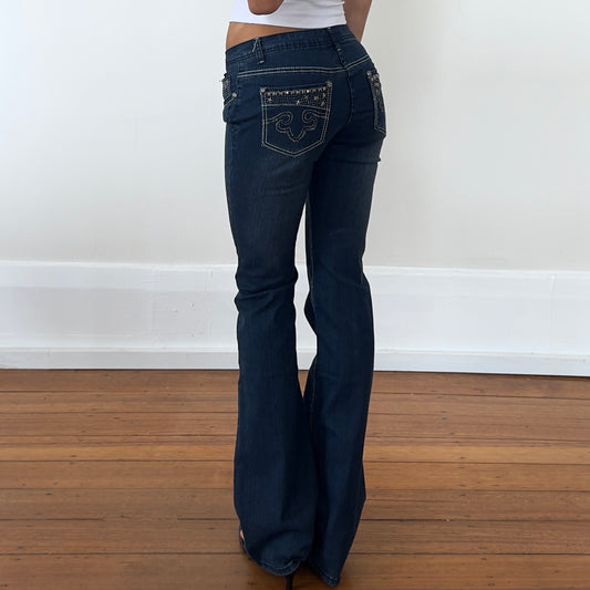Face Off low rise bootcut jeans
