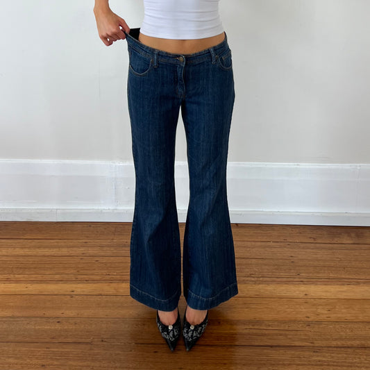 wide flared jeans