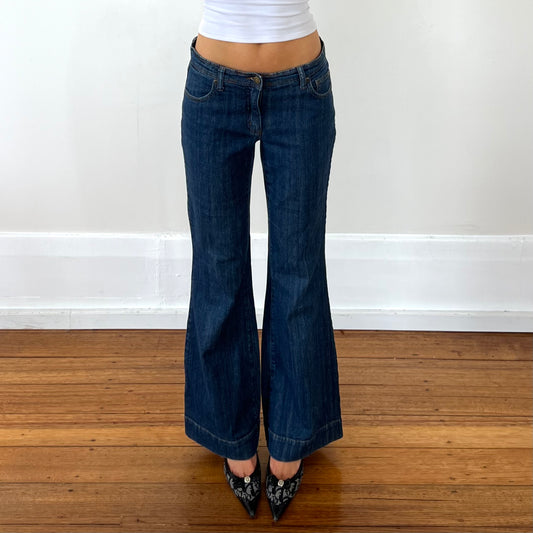 wide flared jeans