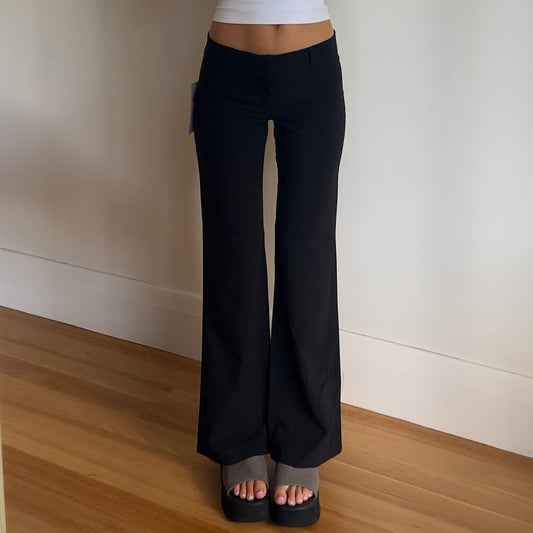 deadstock black Face Off trousers