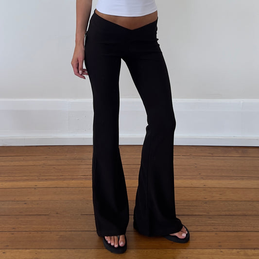 Face Off brown flared pants