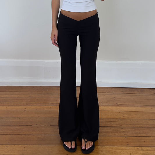 Face Off brown flared pants