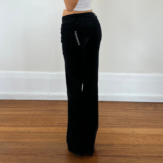 black corduroy jeans