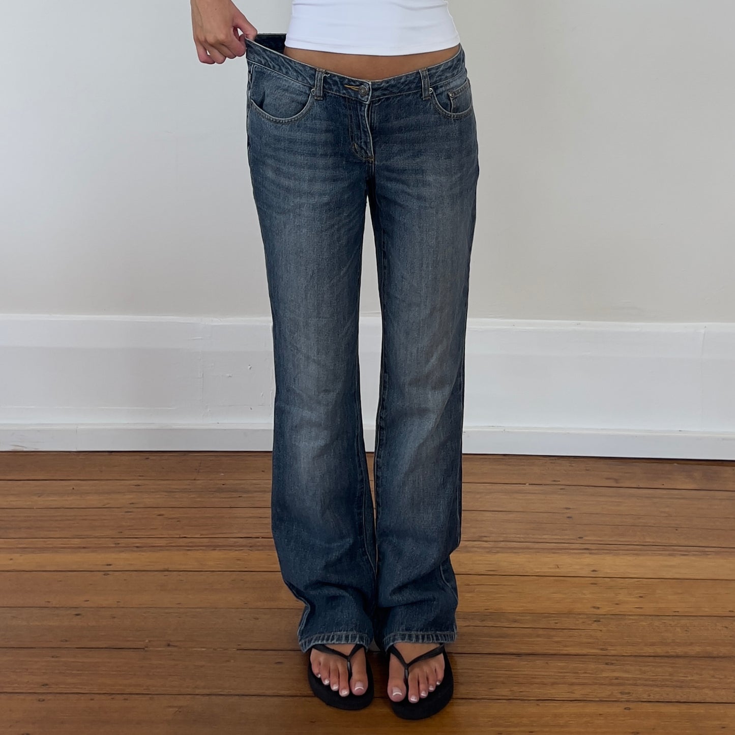 baggy denim jeans