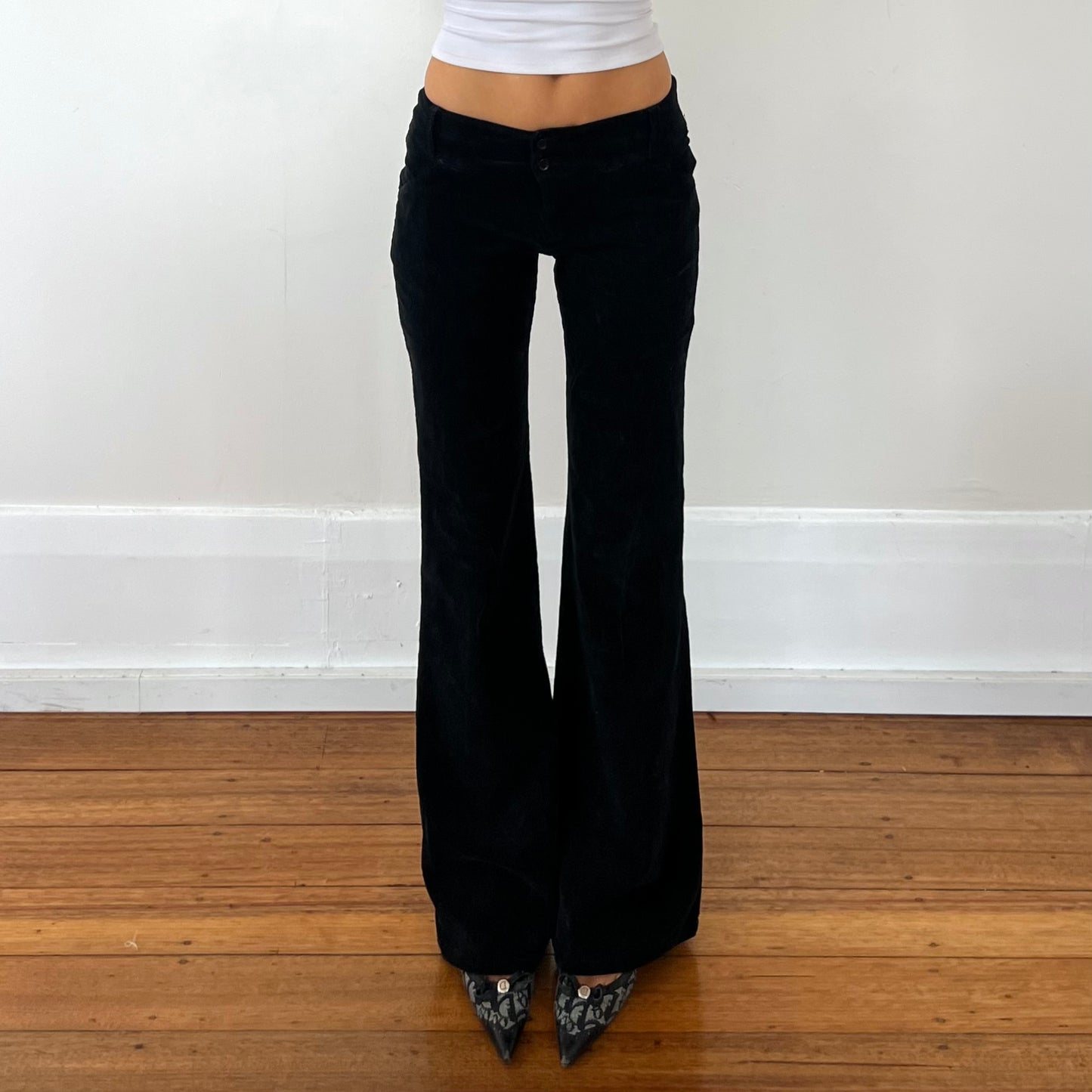 black corduroy jeans