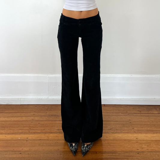 black corduroy jeans