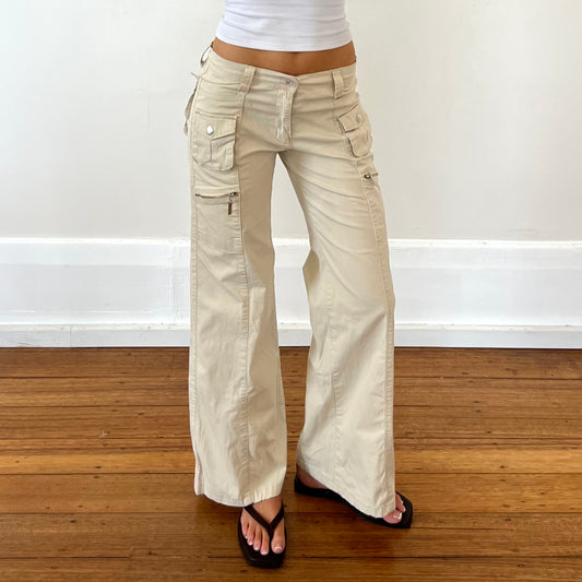 wide leg cargo pants