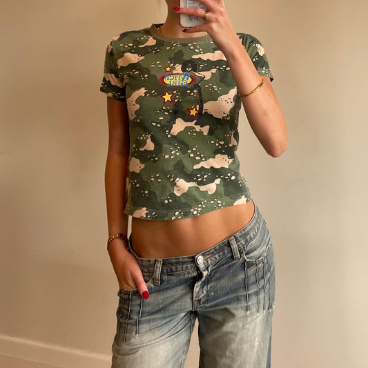 "Witch Girl" camo tee