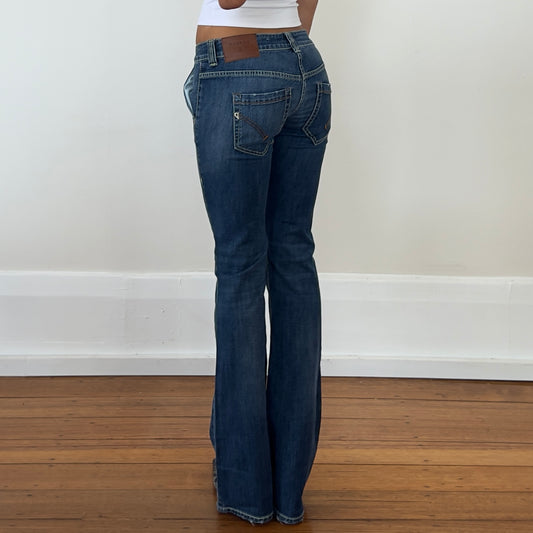 low rise bootcut jeans