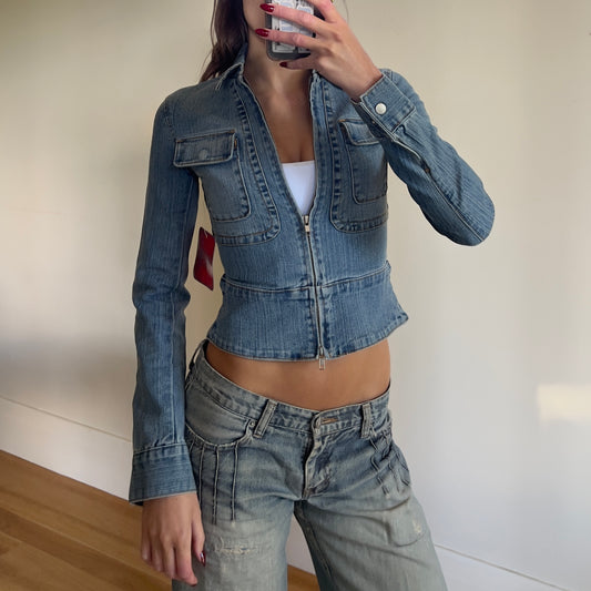 deadstock Face Off denim jacket