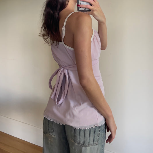 pink babydoll cami