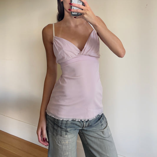pink babydoll cami