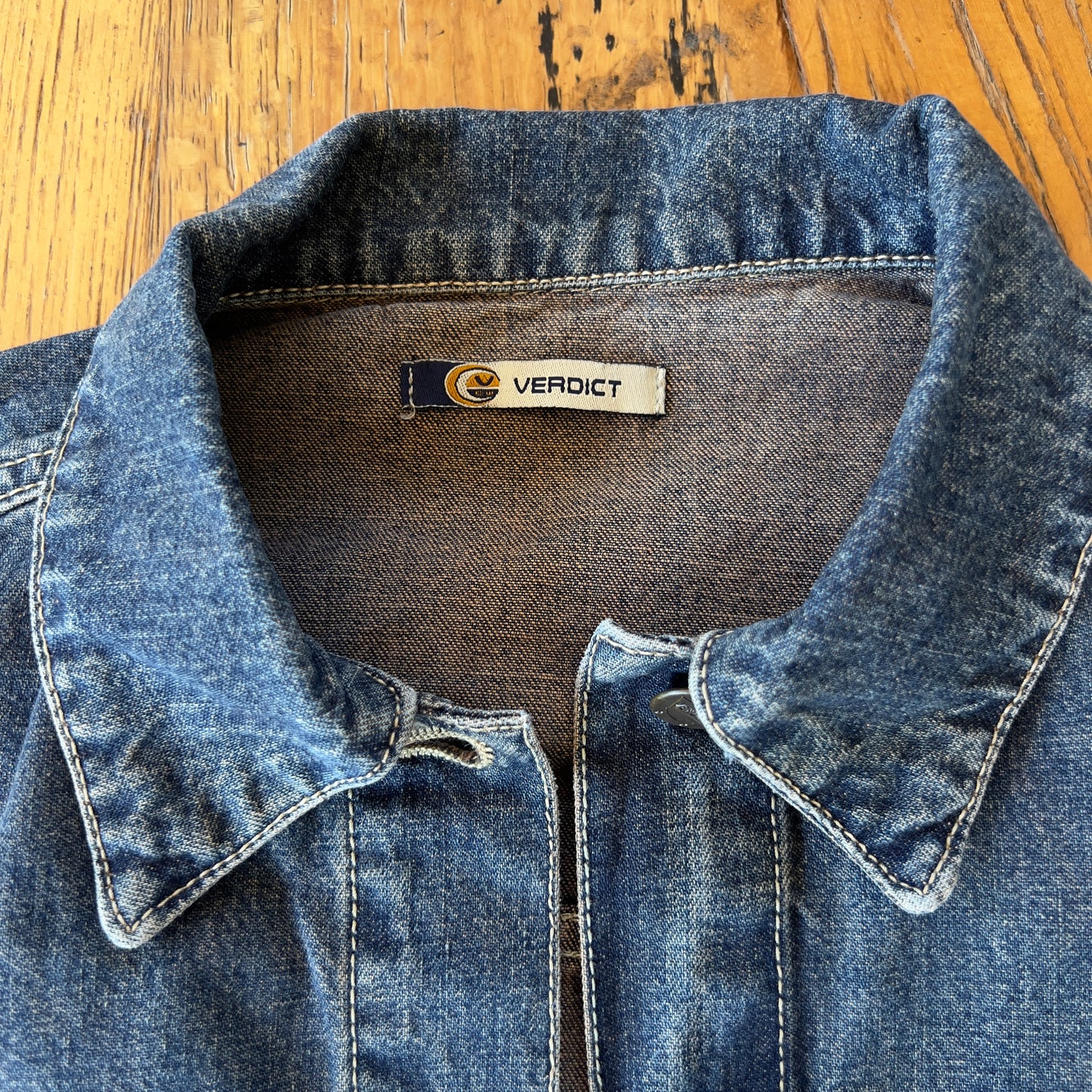 acid wash denim jacket
