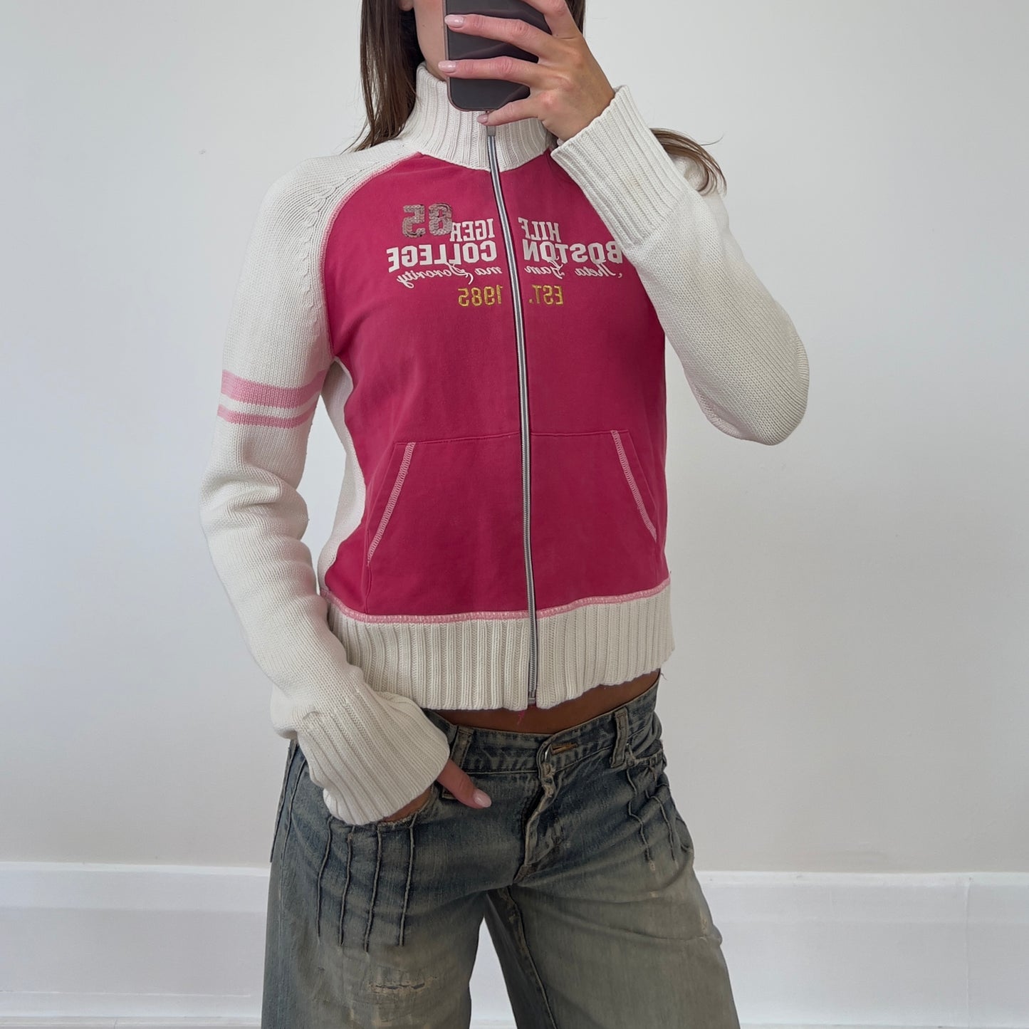 Tommy Hilfiger zip up knit