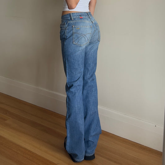 denim bootcut jeans