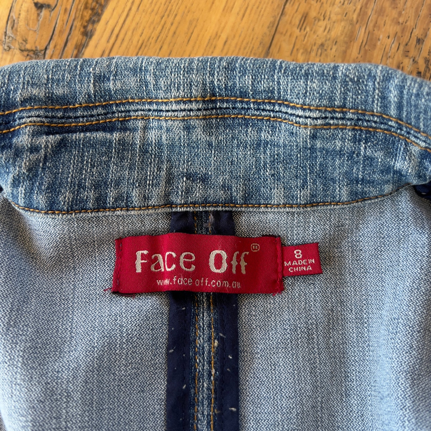 deadstock Face Off denim jacket