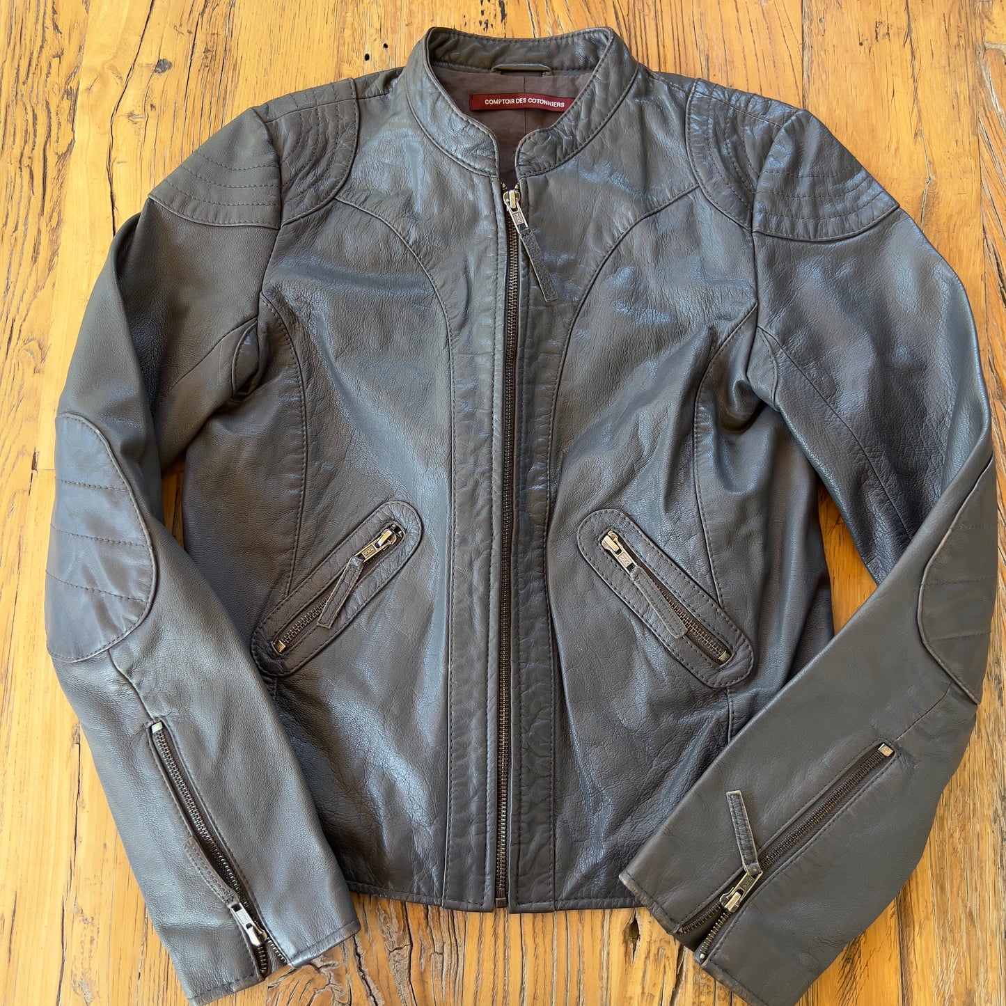 90s leather jacket