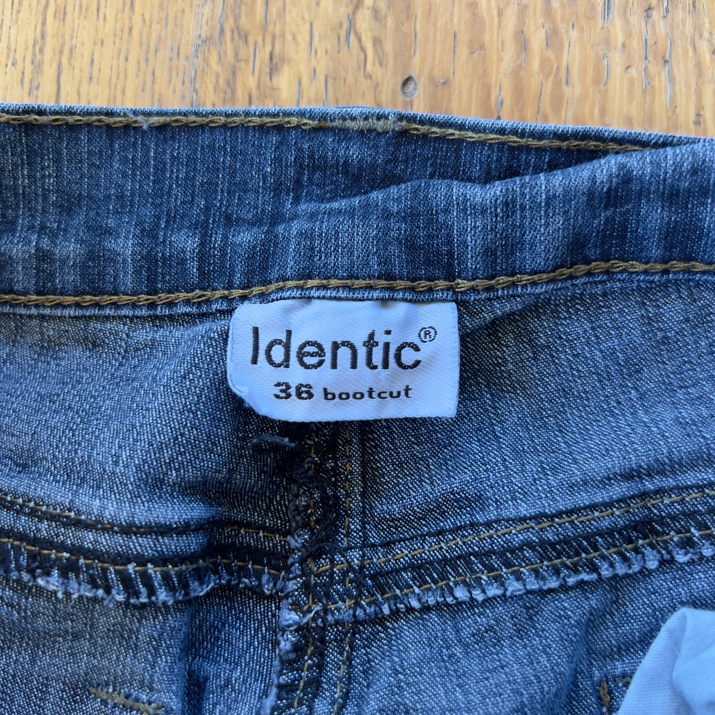 bootcut denim jeans