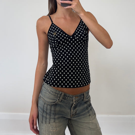 graphic star print cami