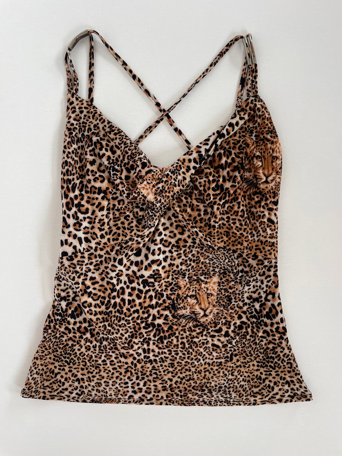 vintage animal print cami