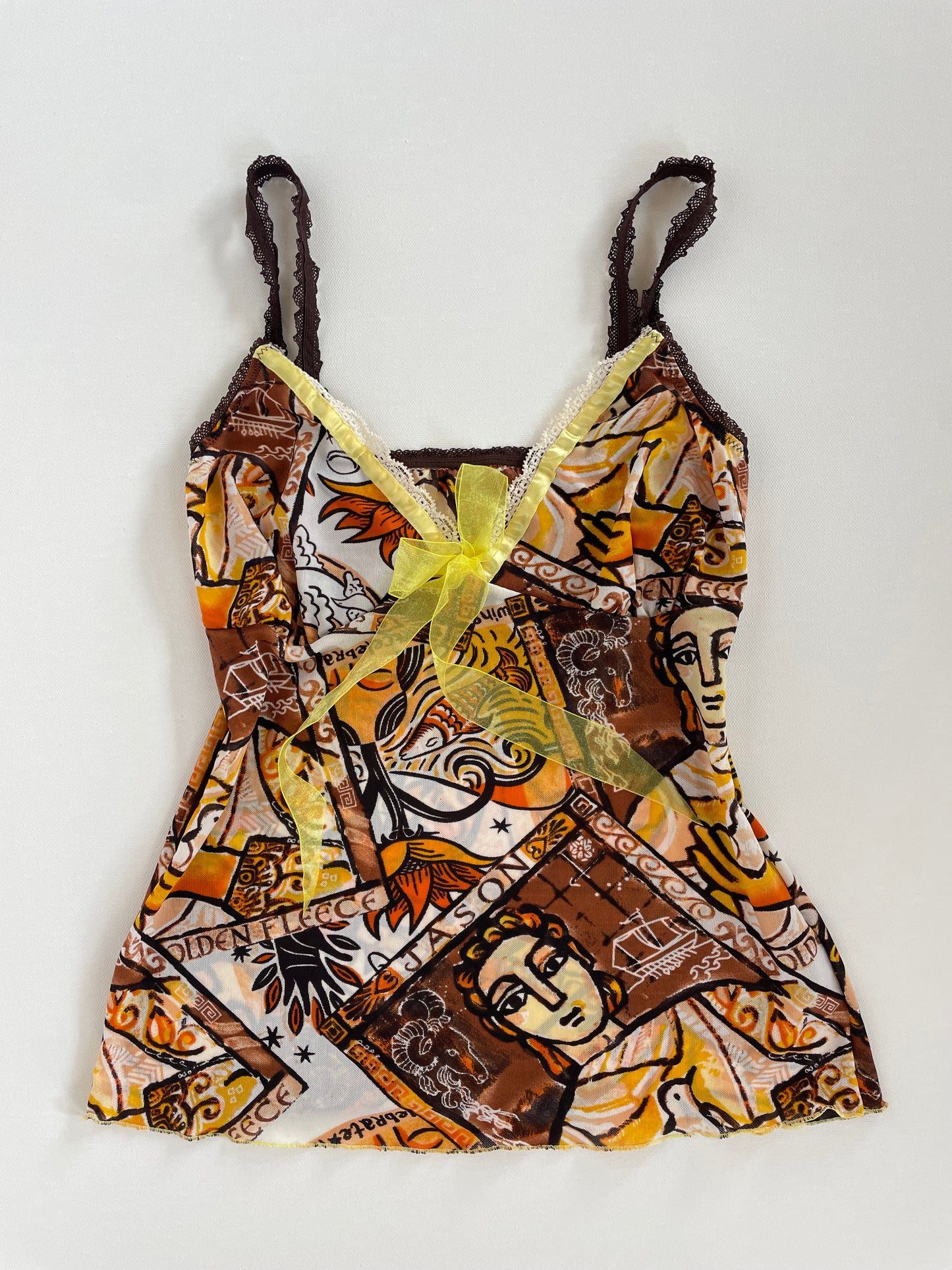 vintage graphic print cami