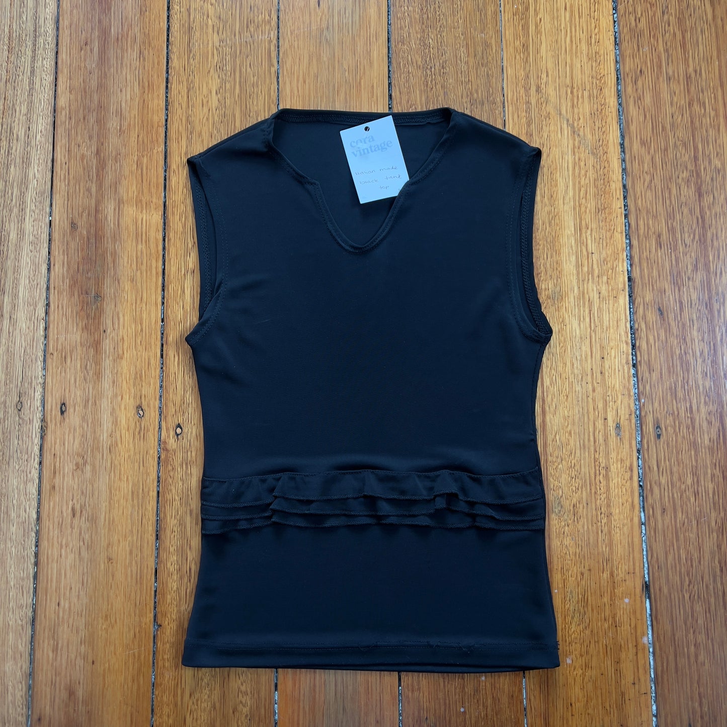 black tank top