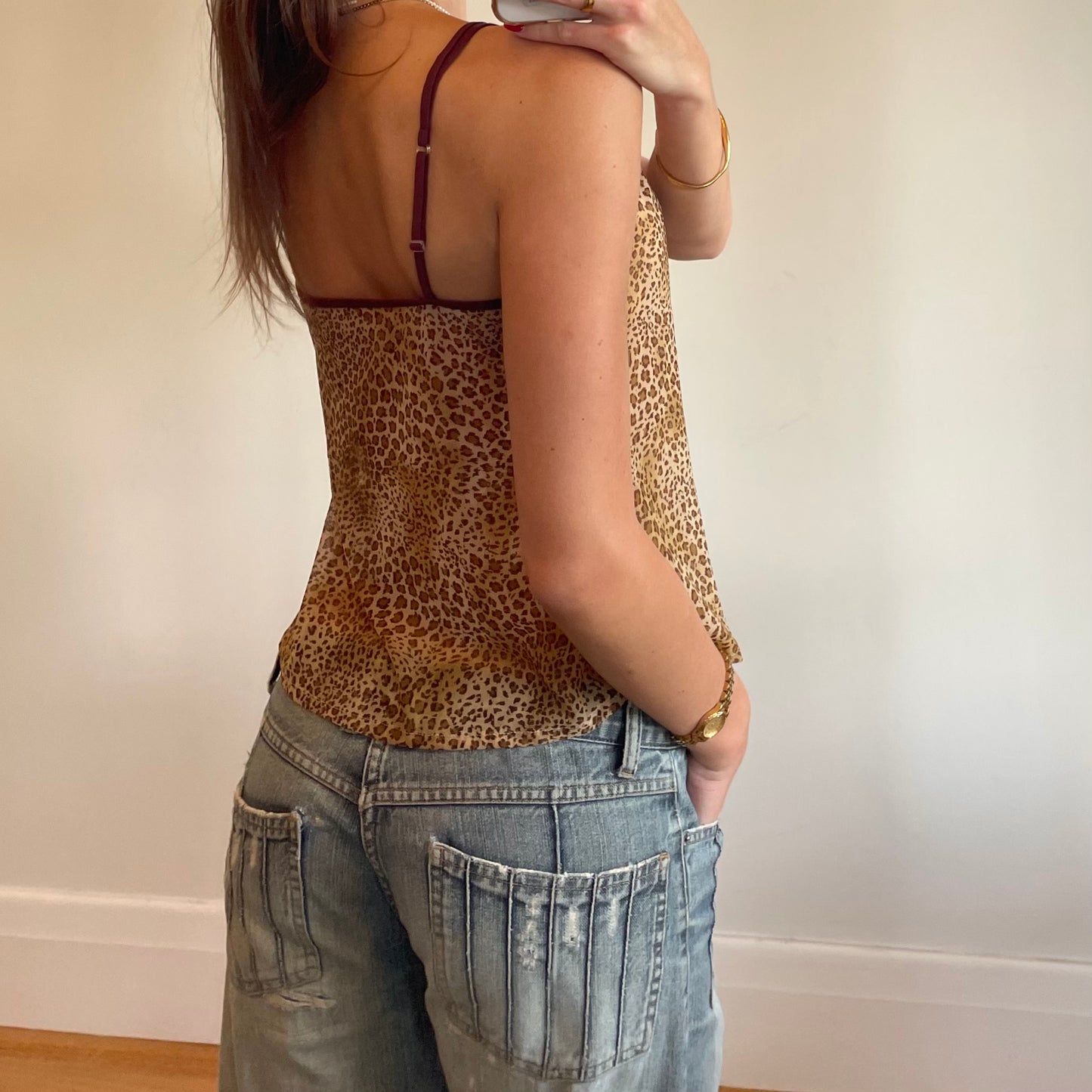 cheetah print cami