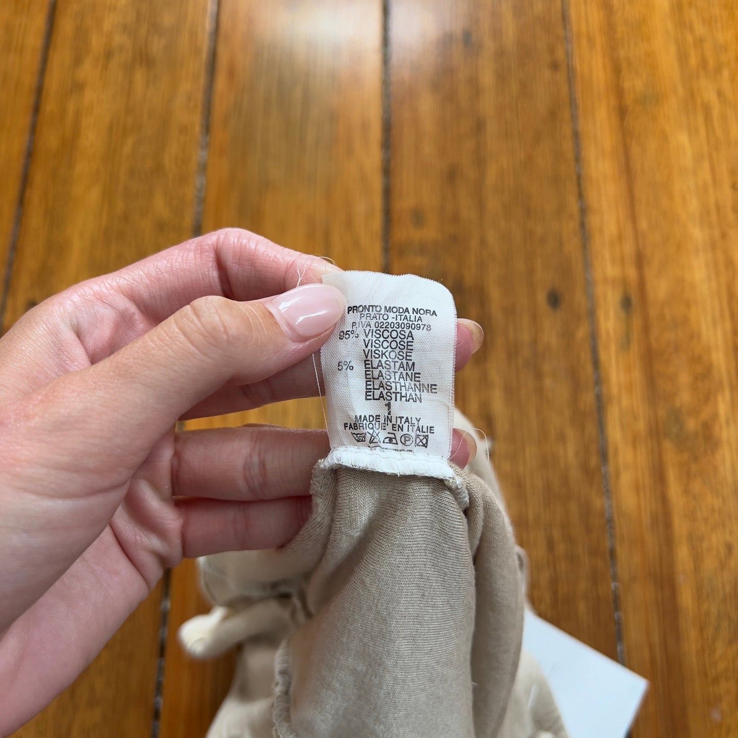 Italian lace strapless top