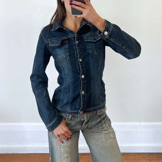 dark wash denim jacket