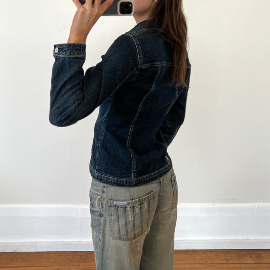 dark wash denim jacket