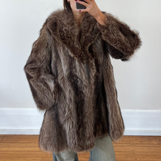 genuine Italian fur coat