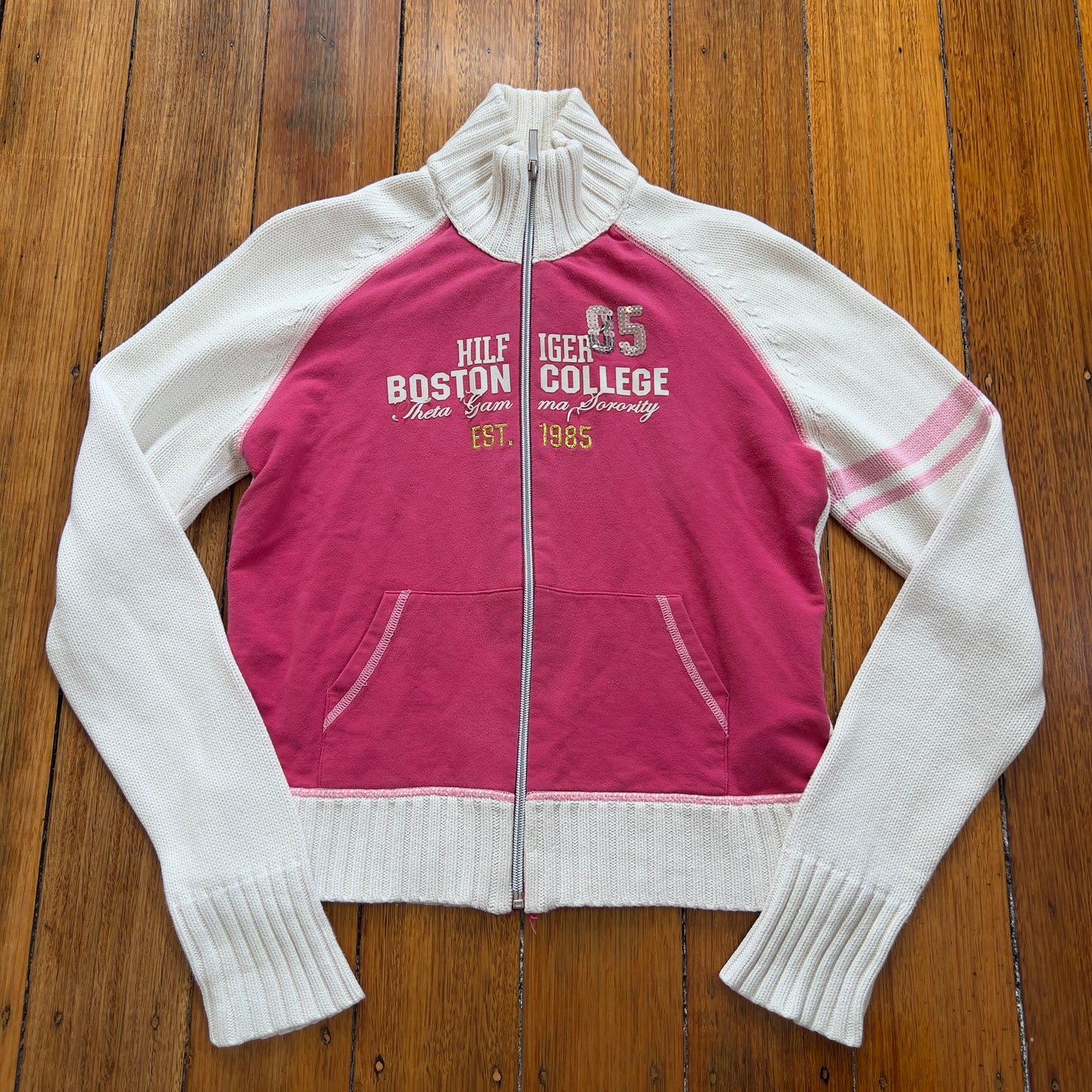 Tommy Hilfiger zip up knit