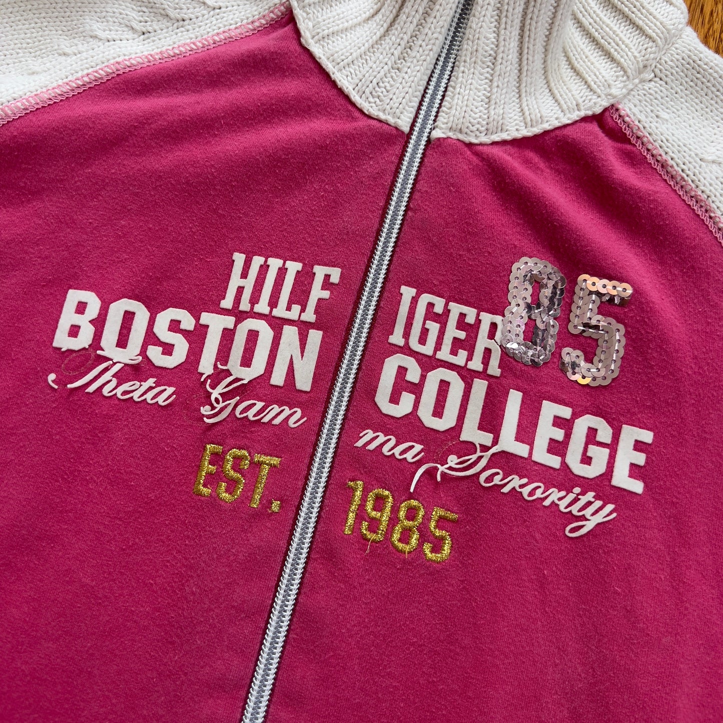 Tommy Hilfiger zip up knit