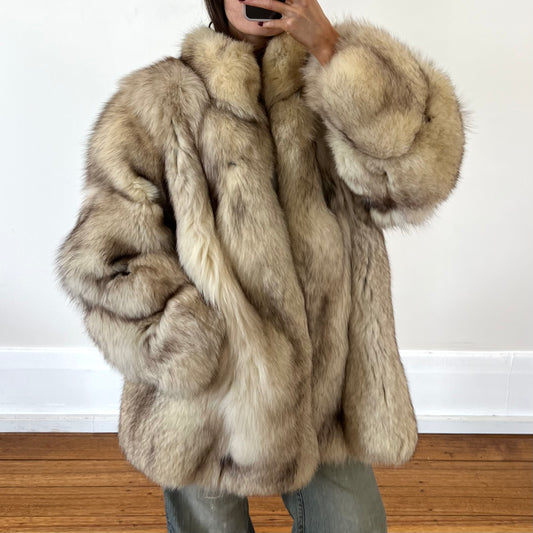 genuine Italian fur coat