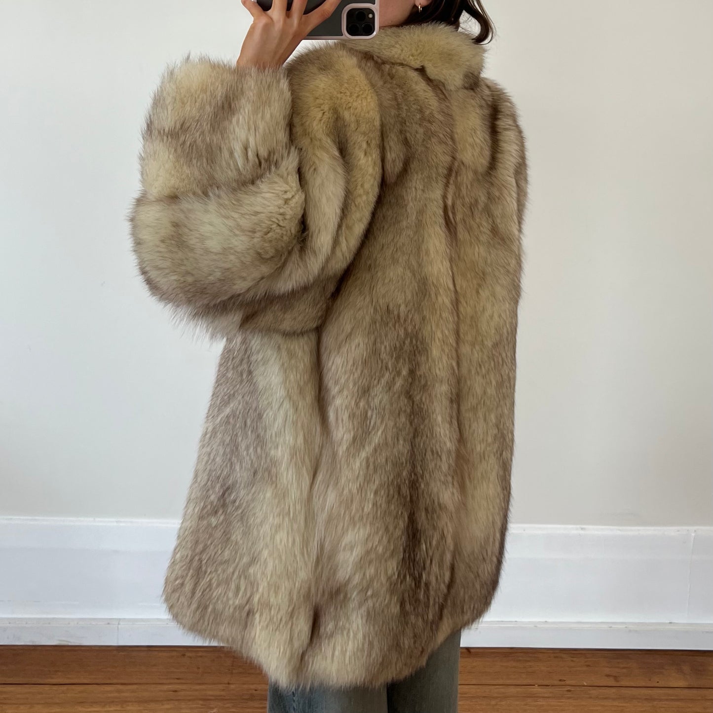 genuine Italian fur coat