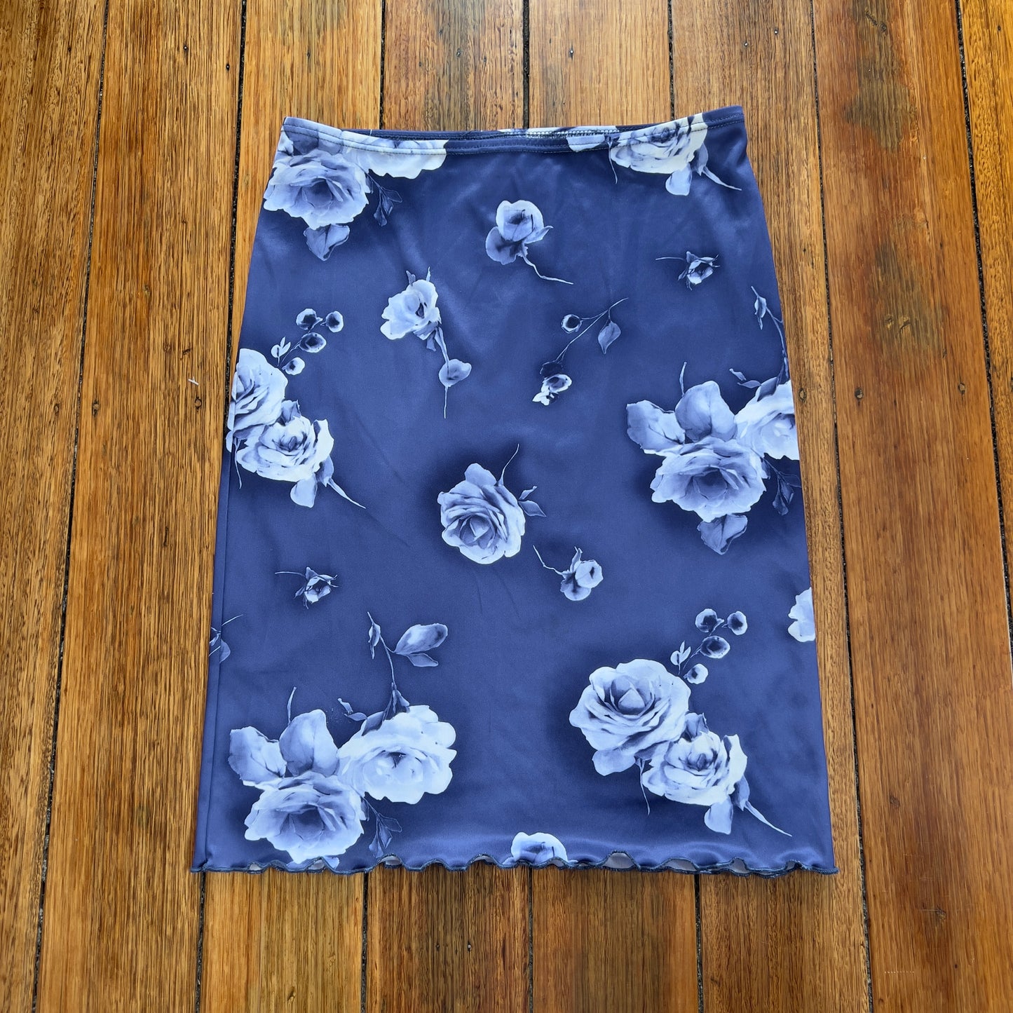 floral midi skirt