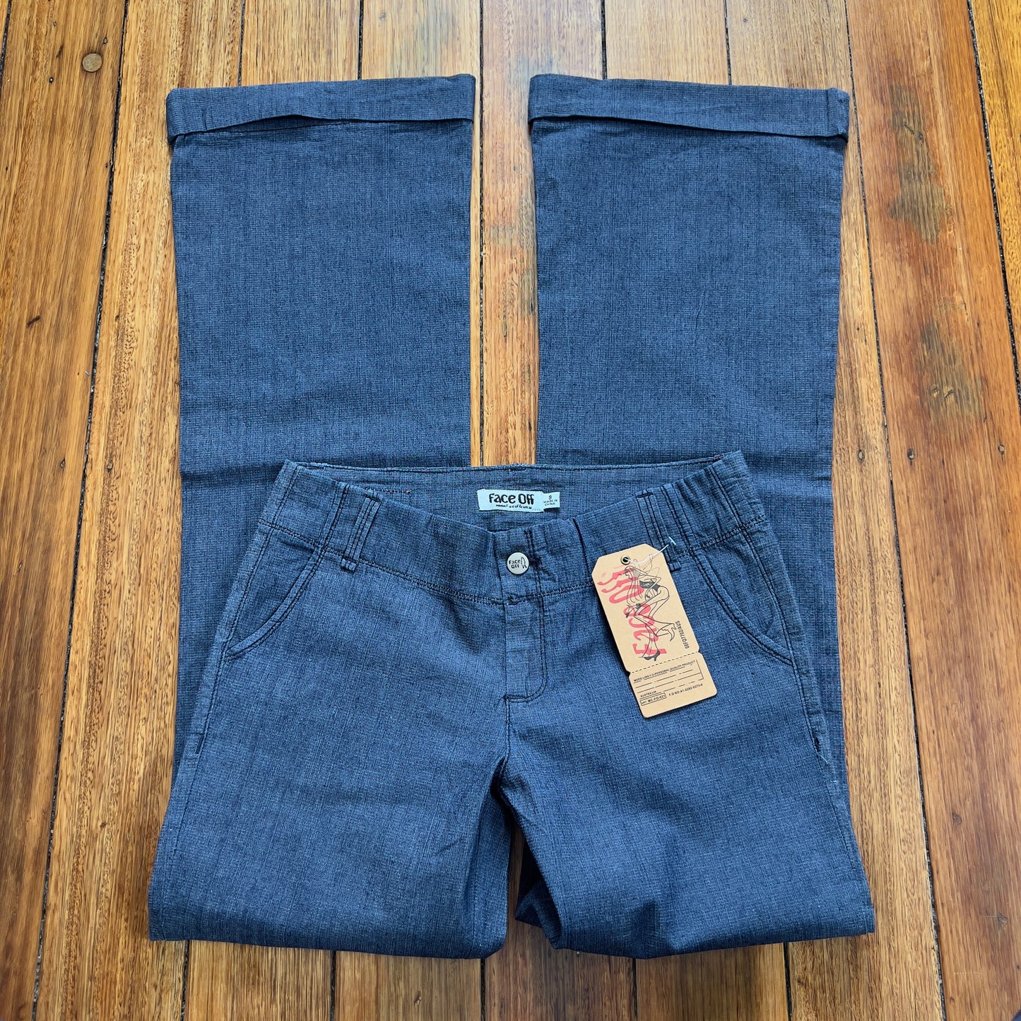 Face Off low rise baggy pants