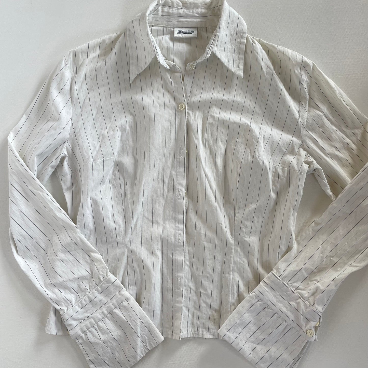 90s white button up shirt