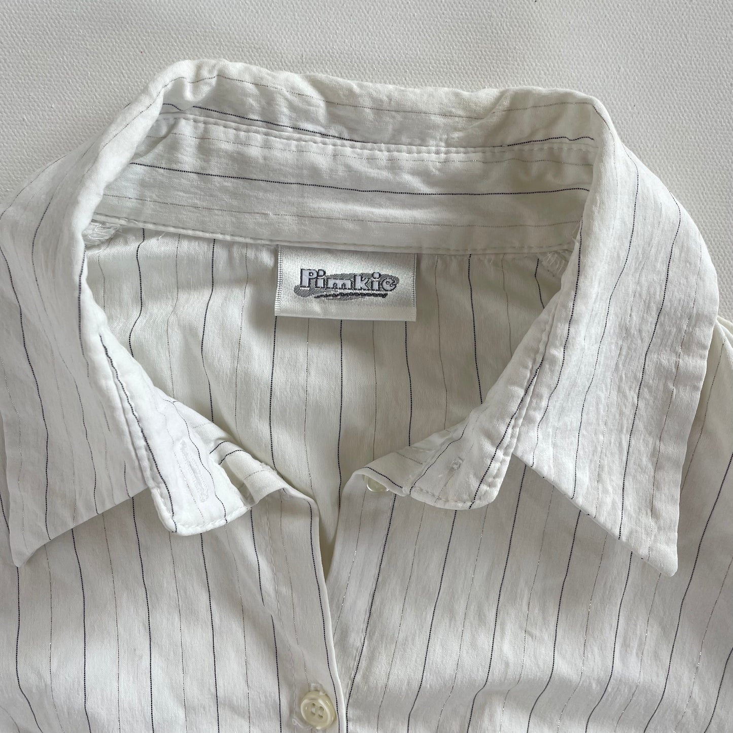 90s white button up shirt