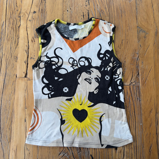 graphic tank top