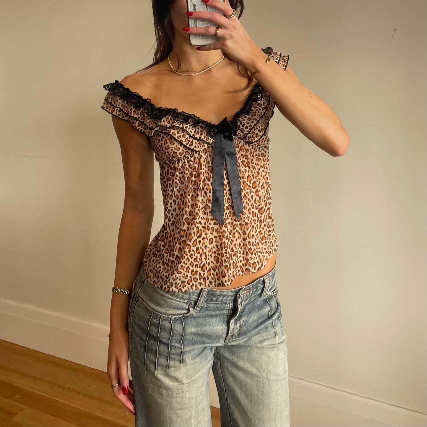 leopard print cami