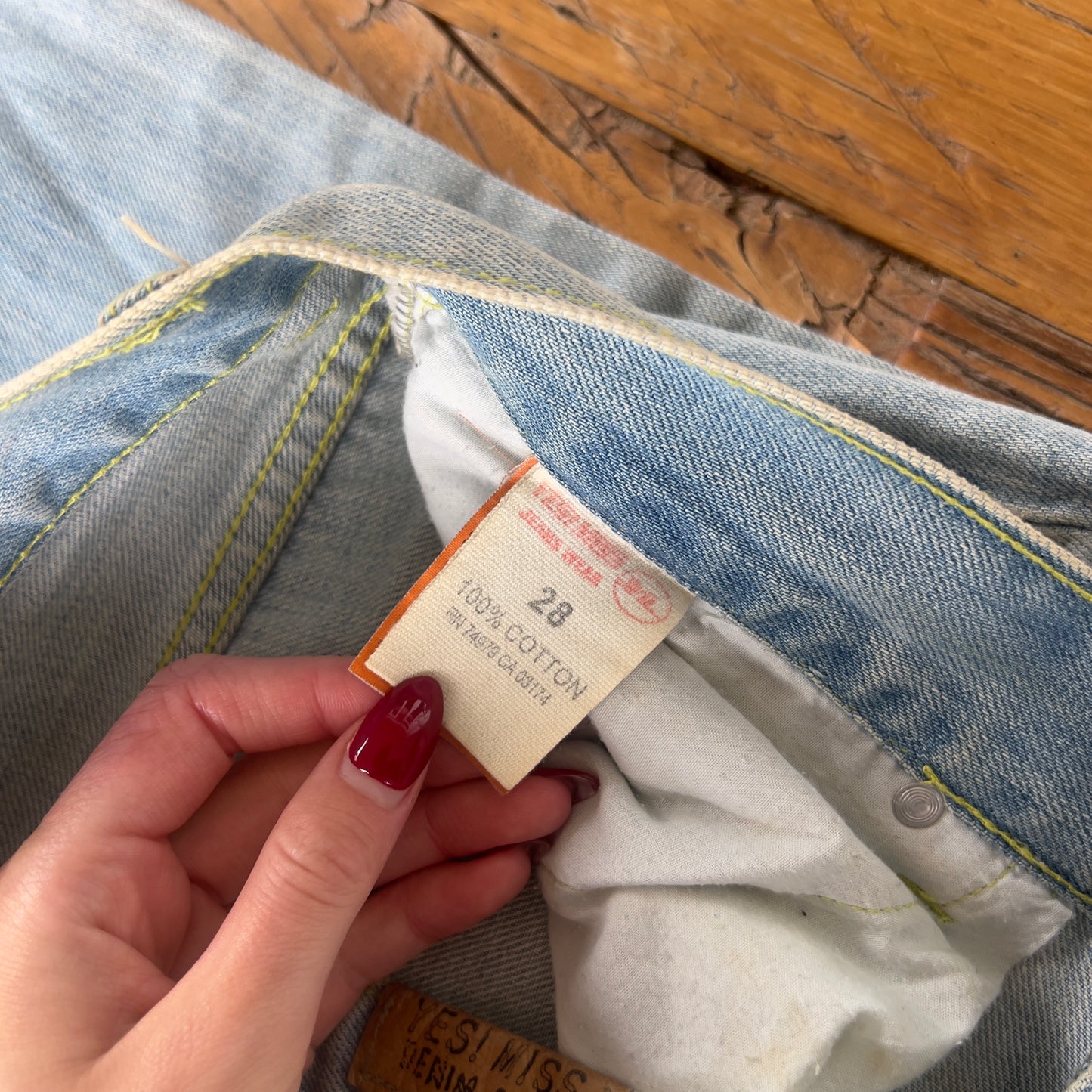 low rise baggy ripped jeans