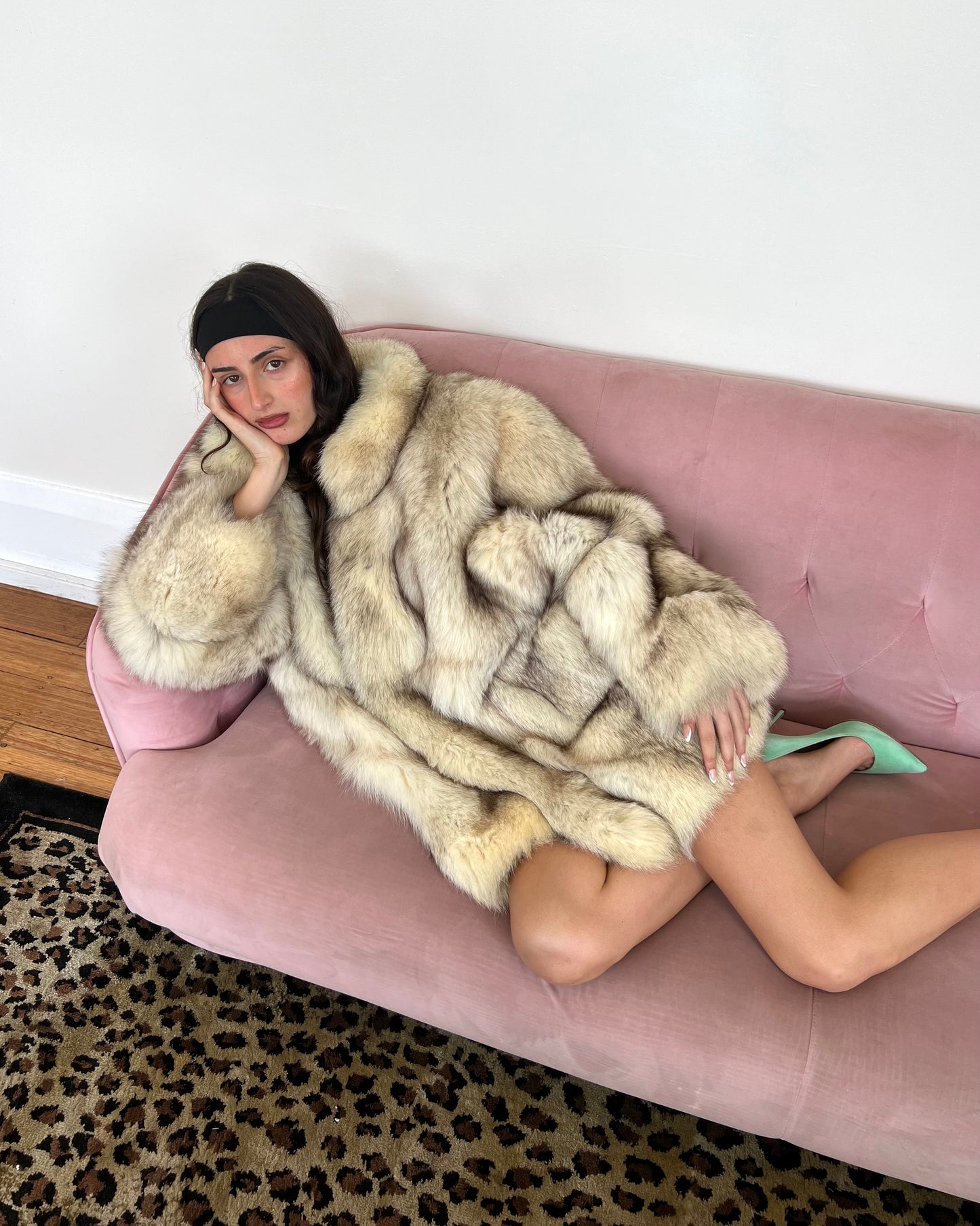 genuine Italian fur coat
